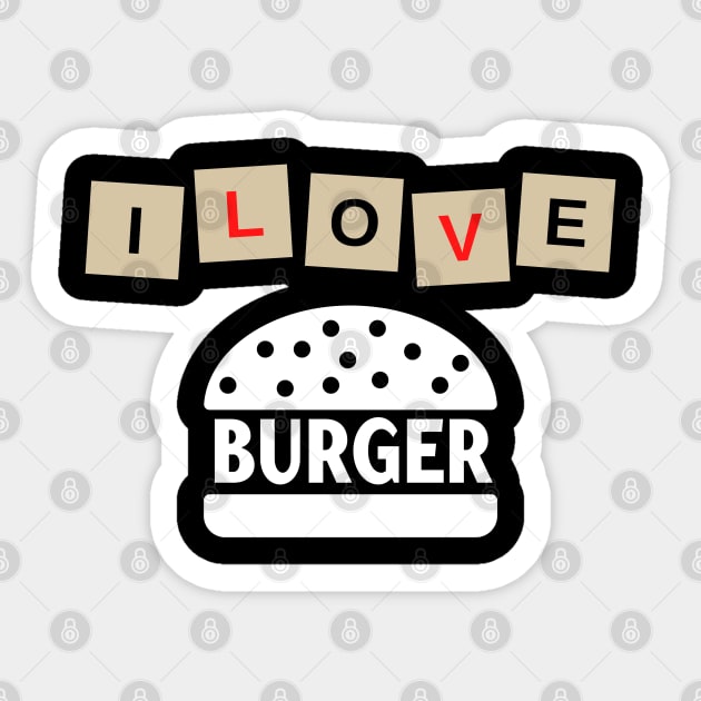 The Burger Sticker by best design